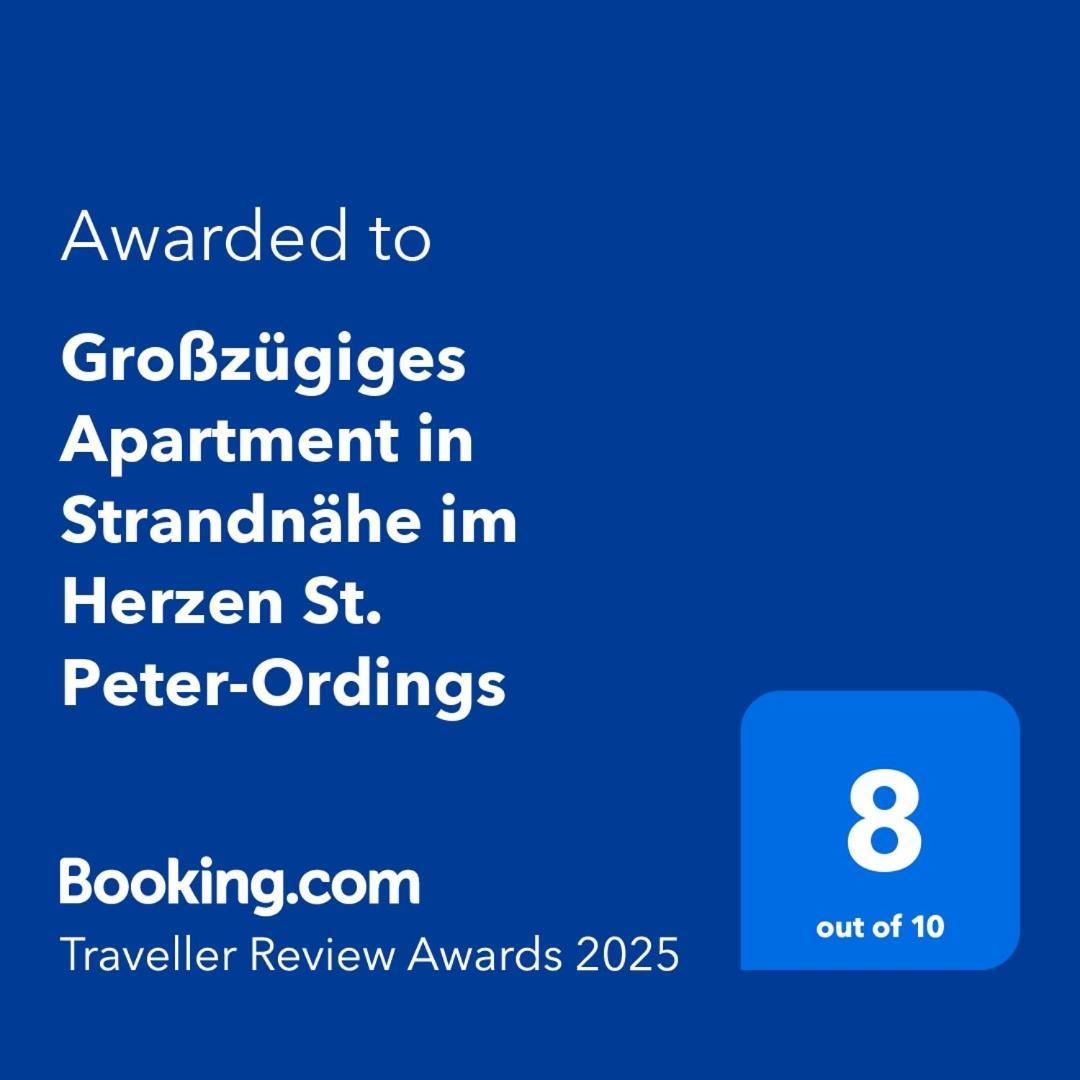 Grosszuegiges Apartment In Strandnaehe Im Herzen St. Peter-Ordings Санкт-Петер-Ординг Экстерьер фото